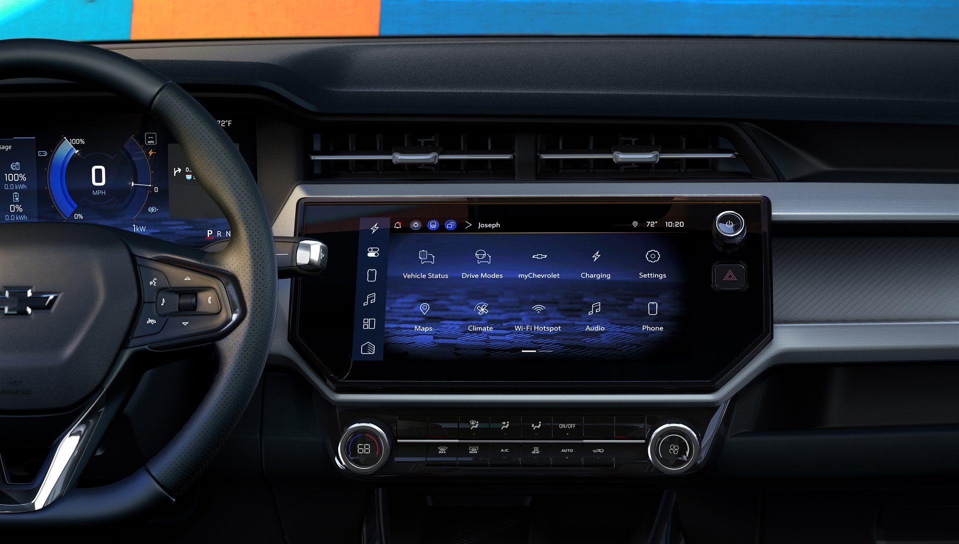 2027 Chevrolet Bolt interior, 11-inch centre screen and driver display